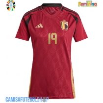 Camisa de time de futebol Bélgica Johan Bakayoko #19 Replicas 1º Equipamento Feminina Europeu 2024 Manga Curta
